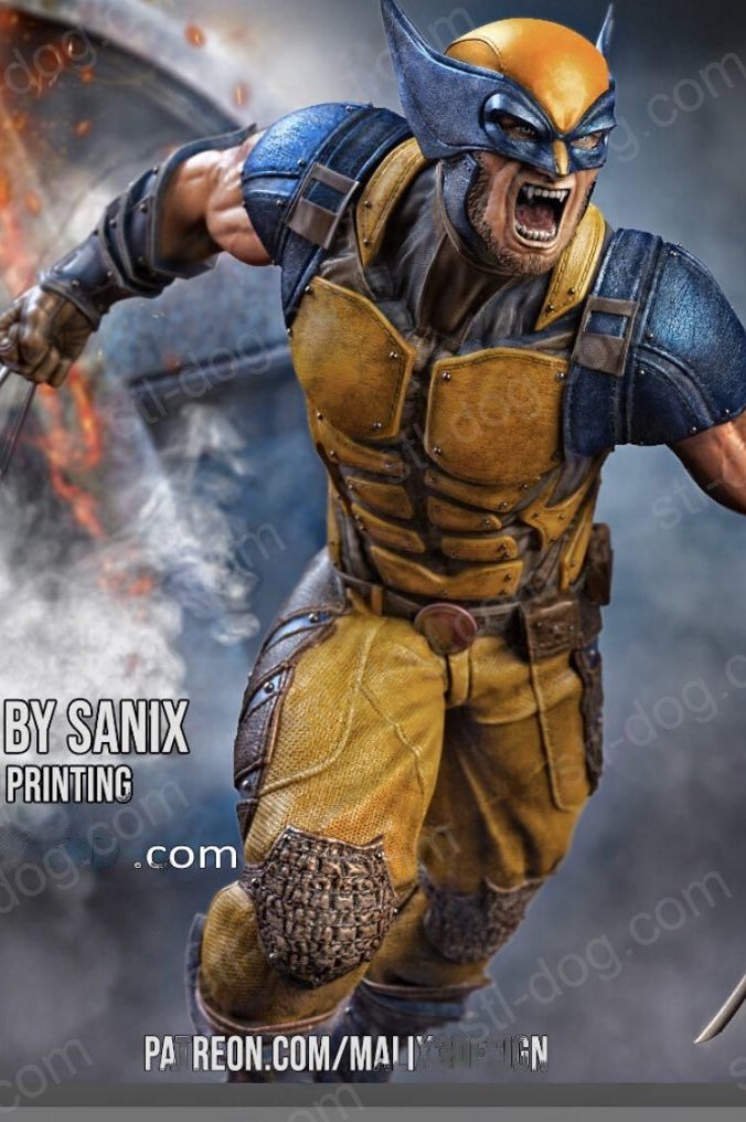 X-Men 金刚狼 (Wolverine) 3D打印图纸